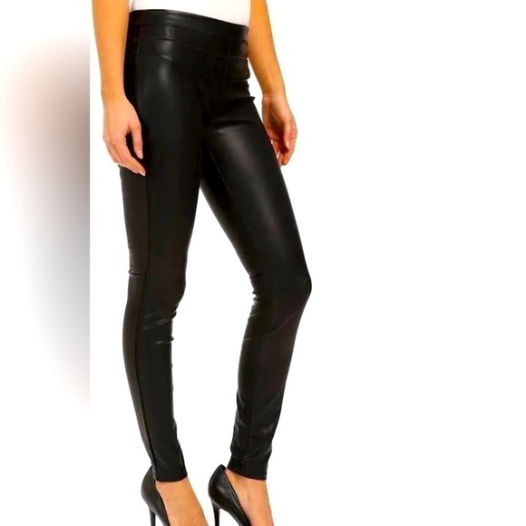 BLANK NYC Vegan leather black skinny leggings size 27 - Picture 1 of 15